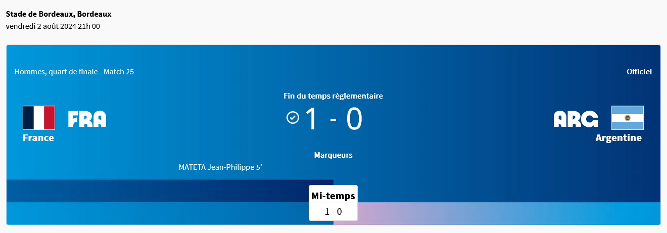 Hommes quart de finale Match 25 - Football Jeux Olympiques de Paris 2024.jpg