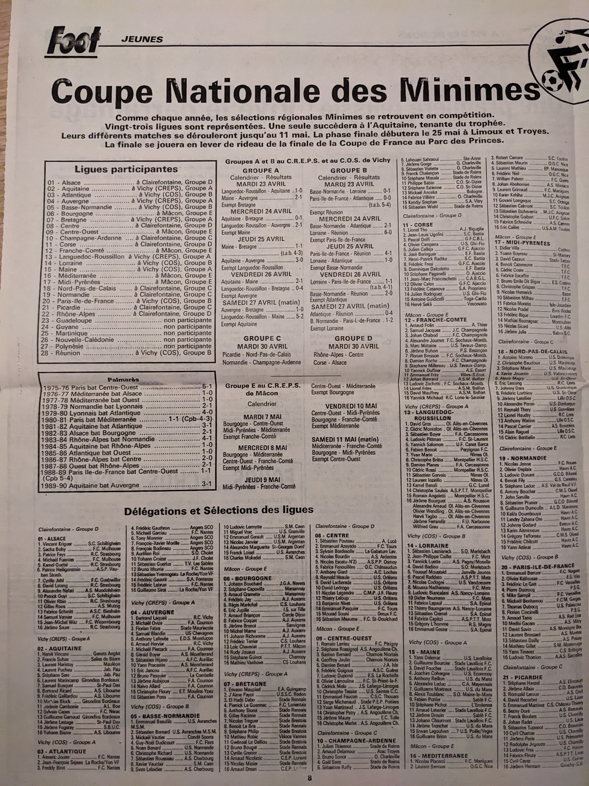Coupe Nationale minimes 1991.jpg