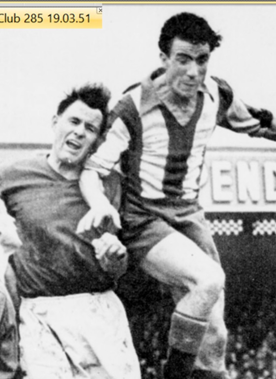 VIAUX Jean (à gauche) NANCY 1951 (nancy stade francais CDF mars 1951) BT285.jpg